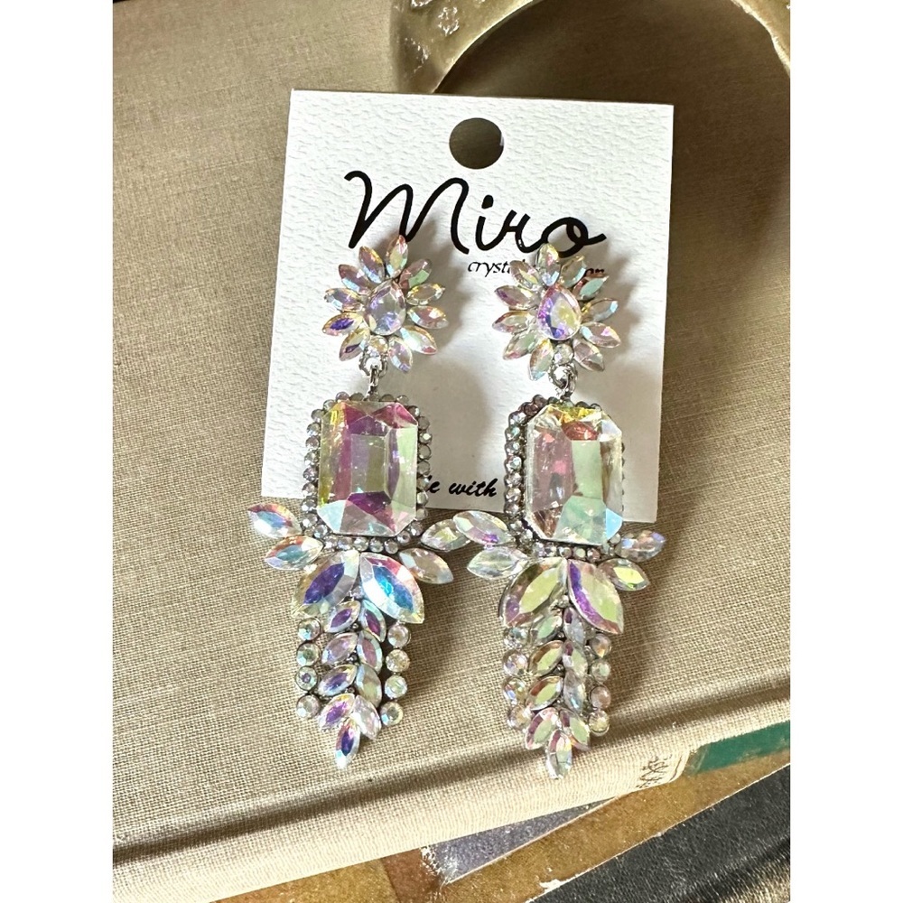 AB crystal fashion earrings